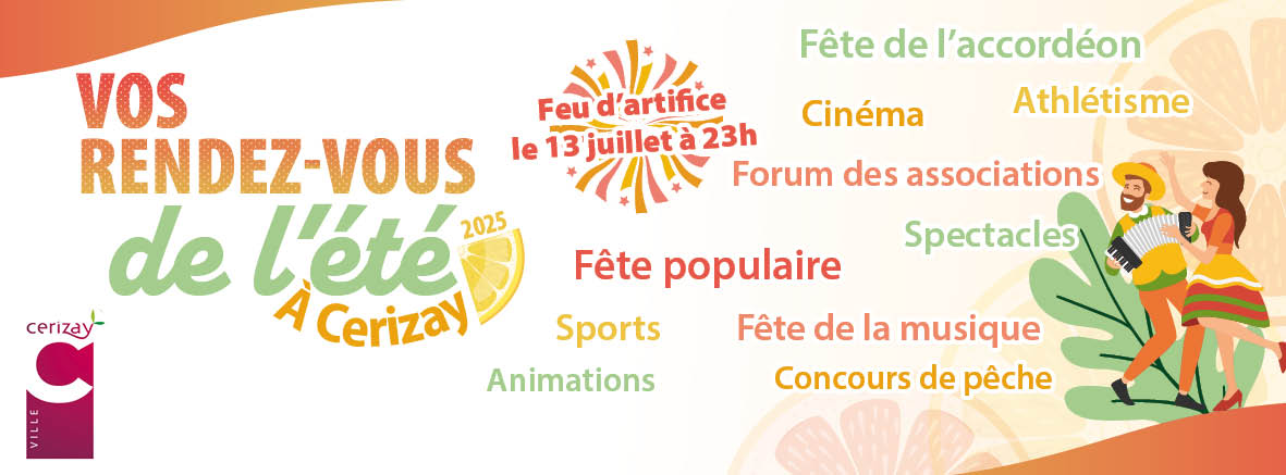 Vos RDV de l'été